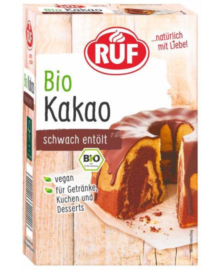 Cacao pudra Ecologica, cutie 125g, Ruf