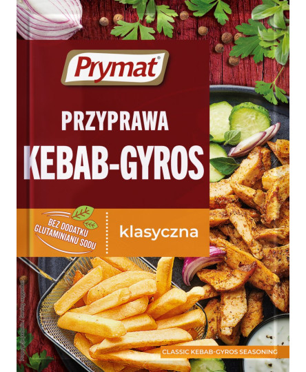 Condiment pentru preparat kebab sau gyros, 30g, Prymat