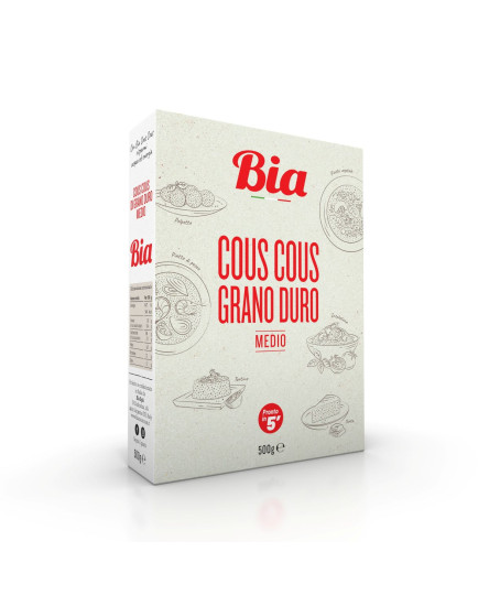 Cous cous din grau dur prefiert,  500g, Bia