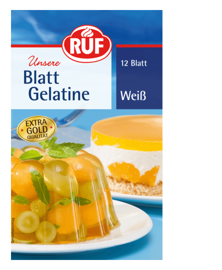 Foi uscate de gelatina alba 20g, Ruf