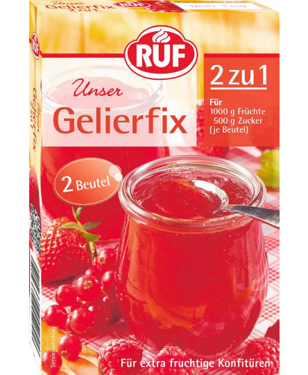 Gelfix 2:1 (pentru 500g zahar la 1kg fructe), 2X25g, Ruf