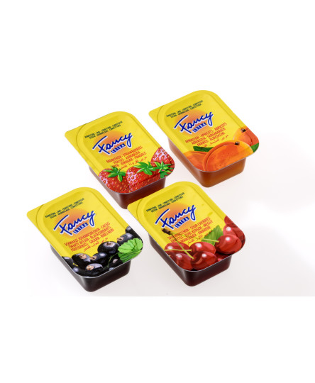 Gem de fructe asortat portionat 20gx100g, Fancy, Menz&Gasser, Horeca