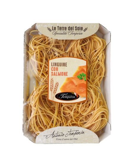 Linguine cu somon afumat 250g