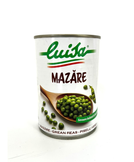 Mazare verde conserva, Luisa, 400g