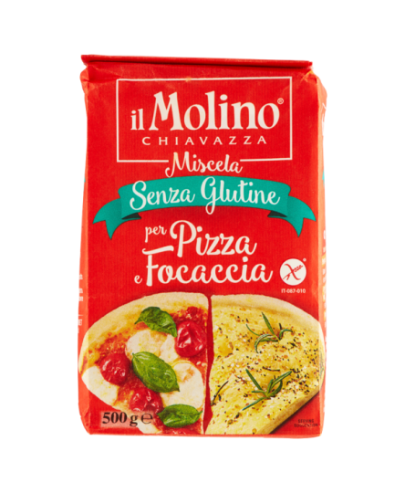 Mix de faina fara gluten pentru pizza si focaccia 500g, Chiavazza