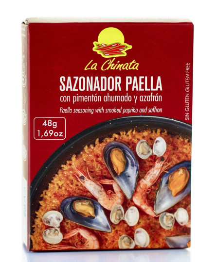 Mix spaniol de condimente pentru paella cu paprika afumata si sofran, 48g,  LaChinata