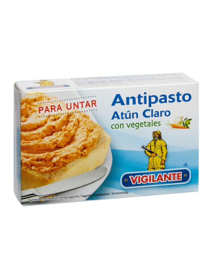 Pasta de ton Yellowfin cu legume conserva 115g, Vigilante