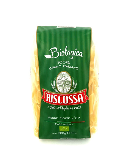 Paste Penne rigate din faina de grau dur fara oua ecologice Luisa, 500g