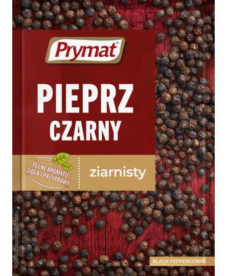 Piper negru boabe, 20g, Prymat