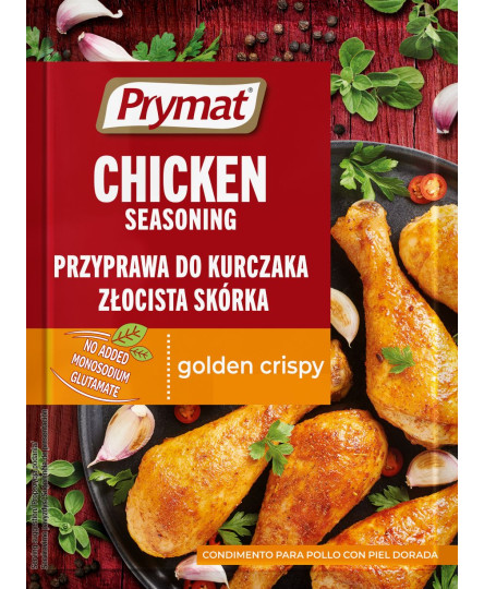 Condiment pentru pui cu piele crocanta aurie, 30g, Prymat