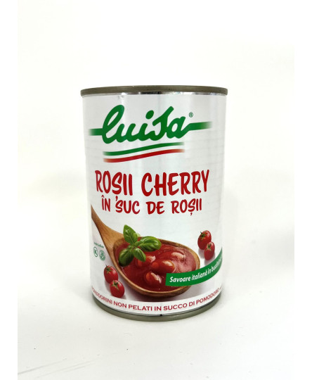 Rosii cherry in suc de rosii conserva, Luisa, 400g