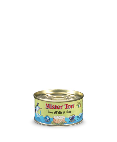 Ton in ulei de masline conserva 160g, Mister Ton