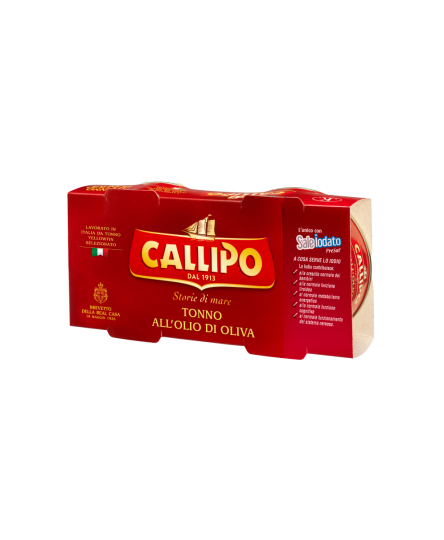 Ton in ulei de masline conserva 2*140g Callipo