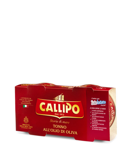 Ton Yellowfin in ulei de masline conserva 2x160g, Callipo