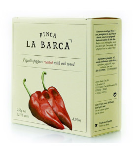 Ardei Piquillo copti si afumati, 255g, Finca de Barca