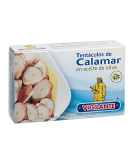 Bucati de calamar in ulei vegetal conserva 115g, Vigilante