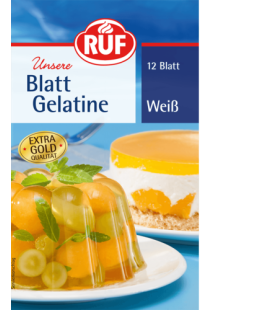 Foi uscate de gelatina alba 20g, Ruf