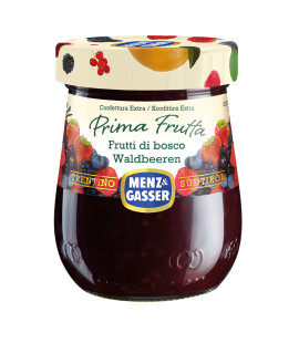 Gem de fructe de padure cu un continut de 50% fructe, borcan 340g, Menz&Gasser