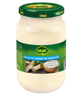 Hrean ras cu smantana borcan 800g, Smak, Horeca