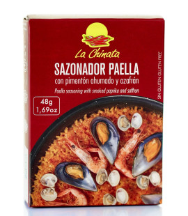 Mix spaniol de condimente pentru paella cu paprika afumata si sofran, 48g,  LaChinata