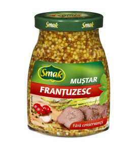 Mustar frantuzesc borcan 180g, Smak