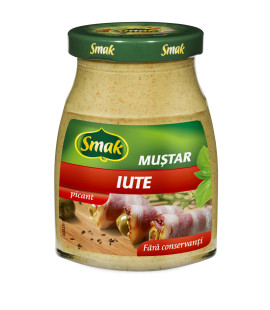 Mustar iute borcan 180g, Smak