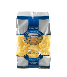 Paste Fettucine cuib din faina de grau dur fara oua nr82, 500g, Donna Chiarra