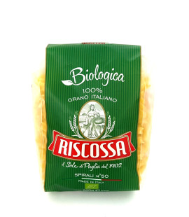 Paste Spirali din faina de grau dur fara oua ecologice Riscossa, 500g