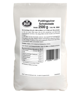 Praf de budinca de ciocolata sac 2,5kg, Ruf, Horeca