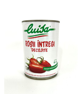 Rosii intregi decojite in suc de rosii conserva, Luisa, 400g