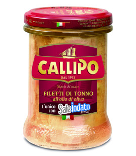 Ton file in ulei de masline borcan 170g, Callipo