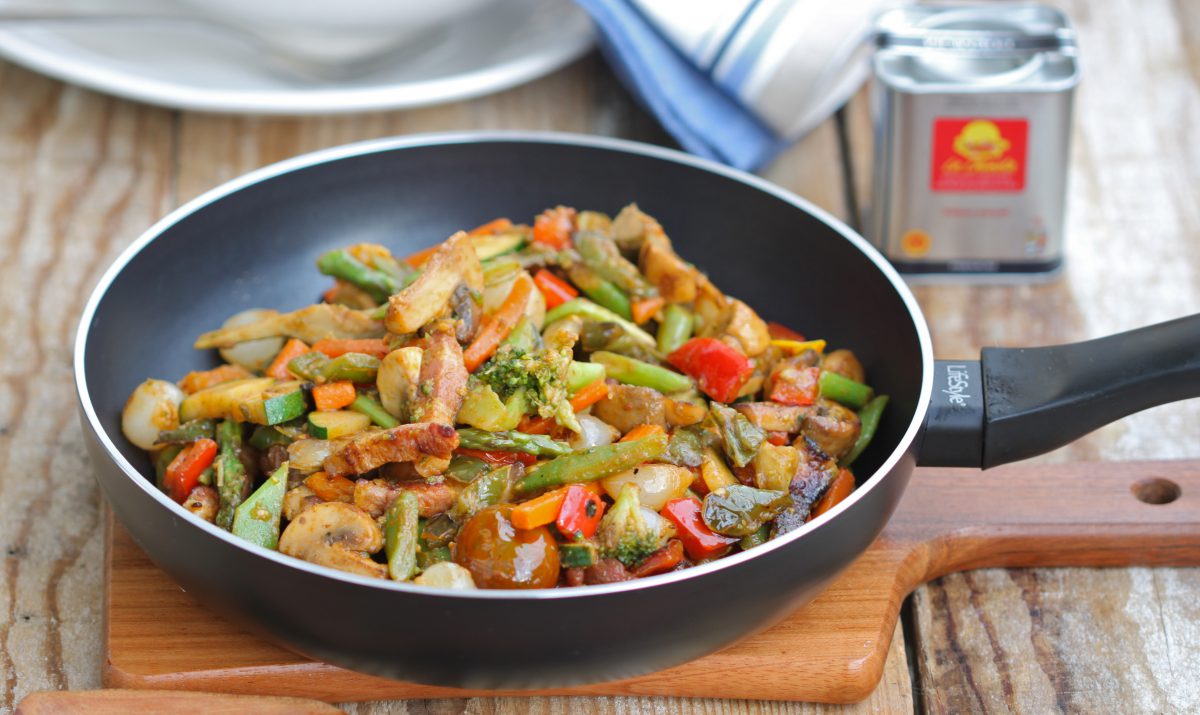 Wok de legume